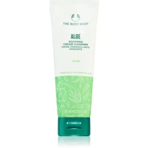 The Body ShopAloe Soothing Cream Cleanser tisztító tej az arcbőr megnyugtatására Különleges ajánlat