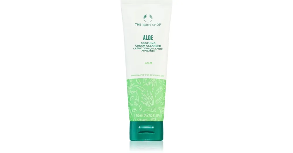 The Body ShopAloe Soothing Cream Cleanser tisztító tej az arcbőr megnyugtatására Különleges ajánlat