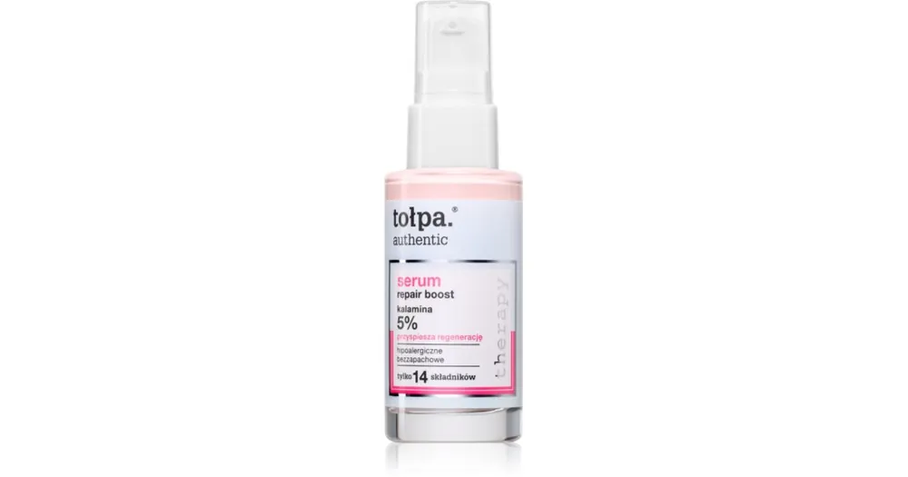 TołpaAuthentic Serum Repair Boost erősítő szérum az arcbőr megnyugtatására Végkiárusítás