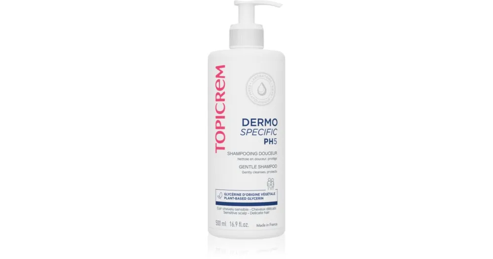 Végkiárusítás TopicremPH5 Gentle Shampoo gyengéd sampon mindennapos használatra érzékeny fejbőrre