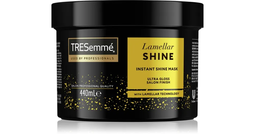 Vedd meg most TRESemméLamellar Shine haj maszk a fénylő és selymes hajért
