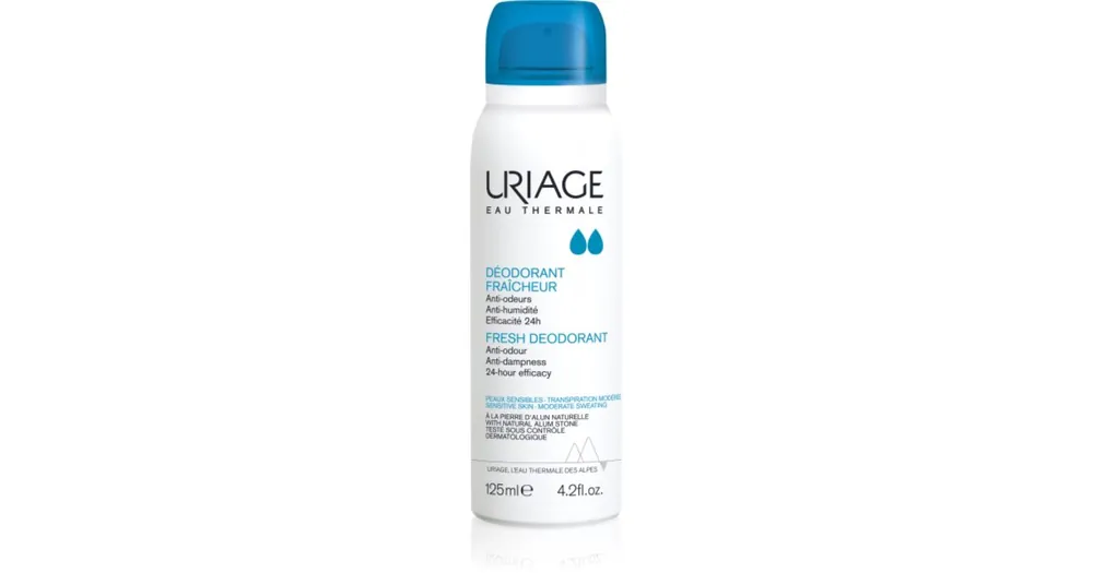 Gyors kiszállítás UriageHygiène Fresh Deodorant spray dezodor 24 órás védelem