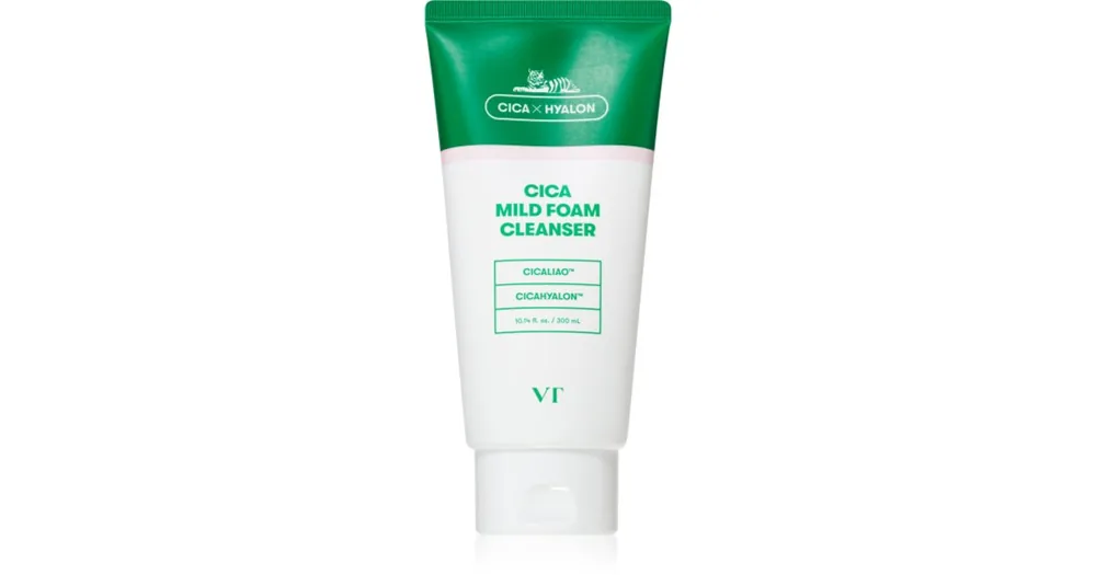 Szuper ajánlat VT CosmeticsCica Mild Foam Cleanser finoman tisztító hab nyugtató hatással