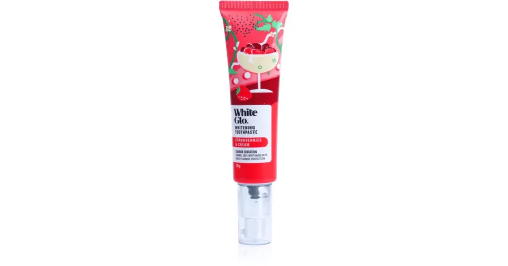 White GloWhitening Toothpaste Strawberries and Cream fogkrém Vásárlói kedvenc