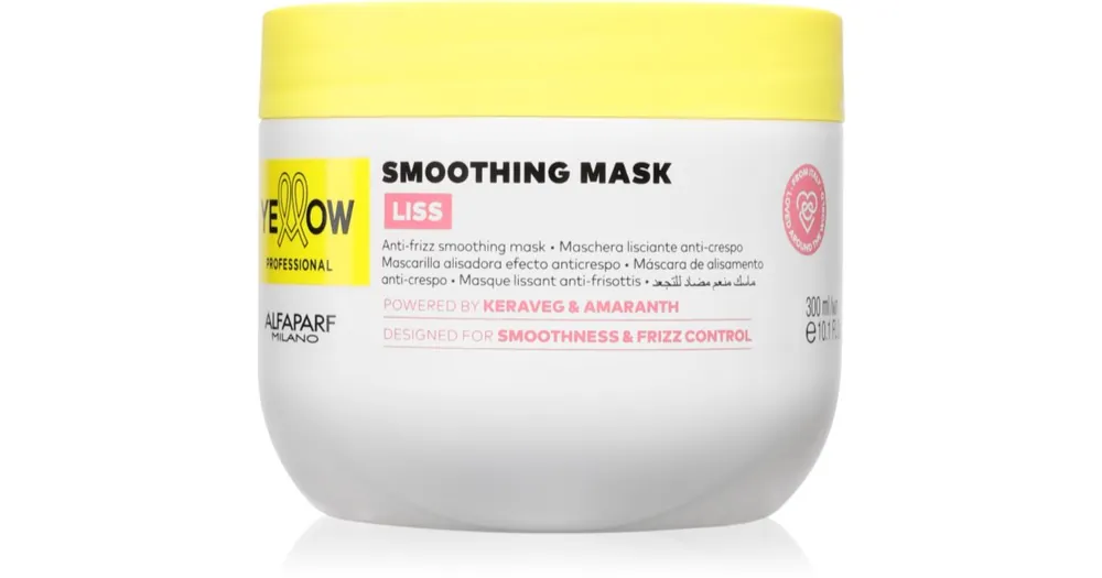 Újdonság Yellow ProfessionalLiss Smoothing Mask tápláló maszk a puha és fénylő hajért