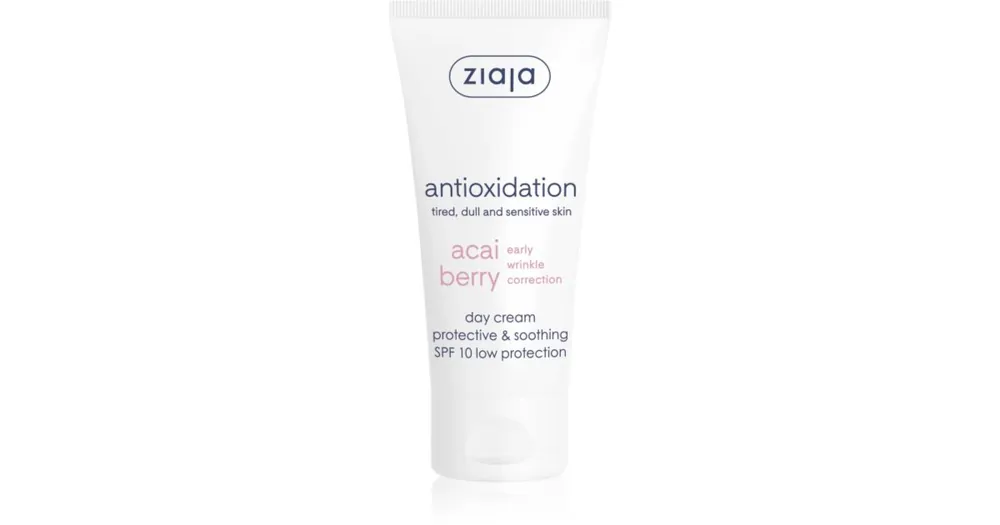 ZiajaAcai Berry nyugtató nappali krém SPF 10 Azonnali szállítás