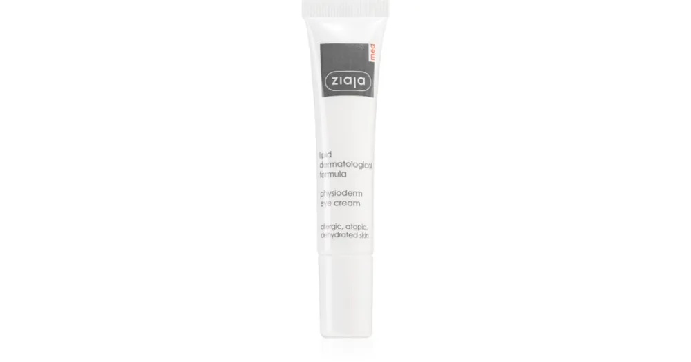Bestseller Ziaja MedLipid Dermatological Formula fiziológiai krém szemkörnyékre rendkívül érzékeny és allergiás bőrre
