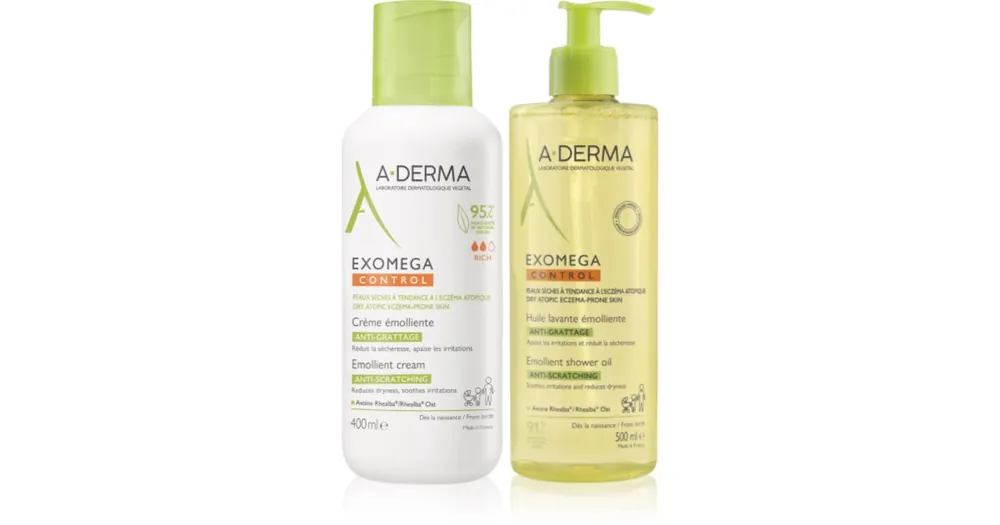 A-DermaExomega szett száraz és atópiás bőrre Prémium