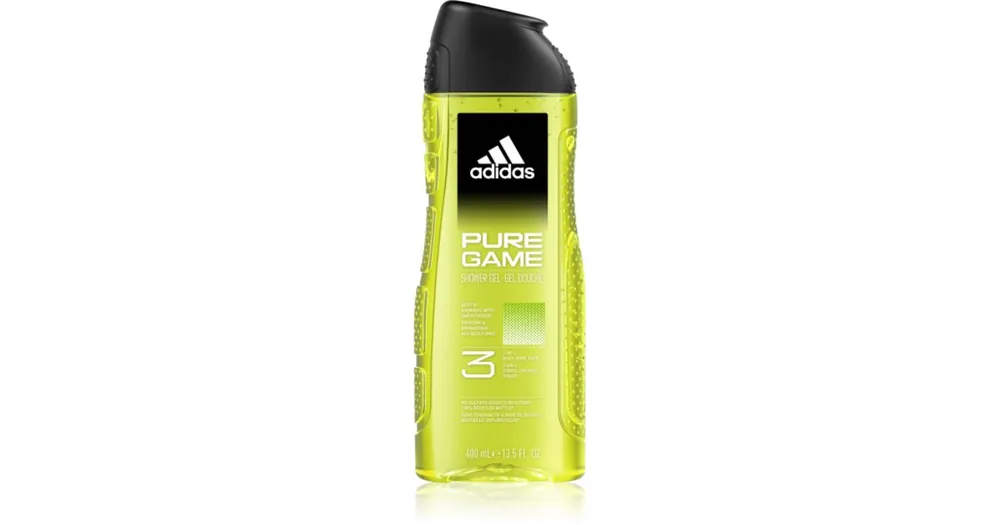 Legkelendőbb AdidasPure Game tusfürdő gél arcra, testre és hajra 3 az 1-ben