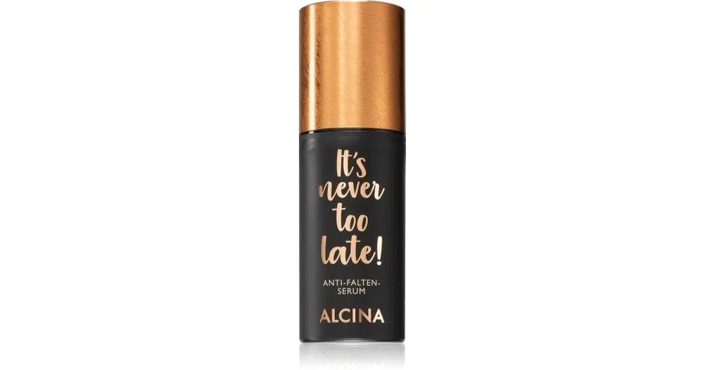 AlcinaIt‘s never too late! ránctalanító szérum Ne maradj le