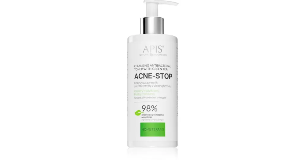 Expressz kézbesítés Apis Natural CosmeticsAcne-Stop Home TerApis nyugtató tisztító tonik zsíros és problémás bőrre