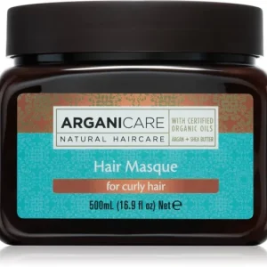ArganicareArgan Oil & Shea Butter Hair Masque hidratáló és tápláló maszk göndör hajra Akció