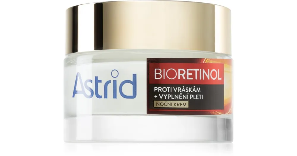 Biztonságos fizetés AstridBioretinol hidratáló éjszakai krém a ráncok ellen retinollal