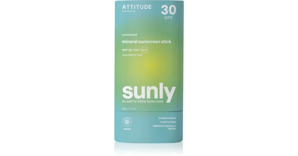 AttitudeSunly Unscented ásványi napozó krém stift Legnépszerűbb