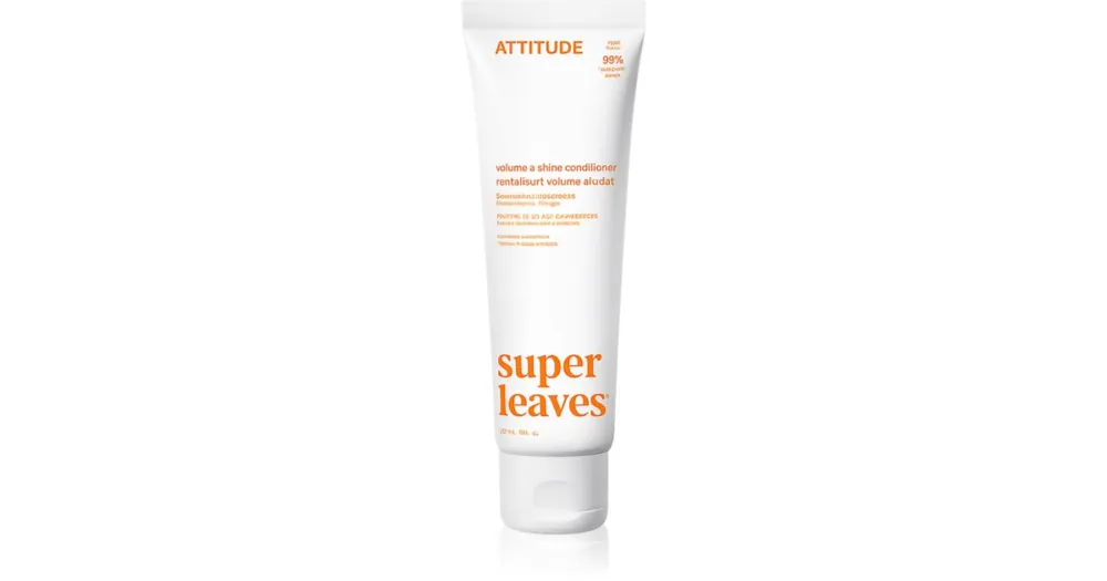 Árcsökkenés AttitudeSuper Leaves Shine and Volume Conditioner kondicionáló dús és fényes hajért