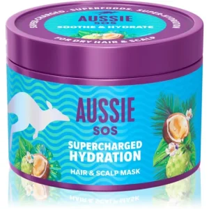 Vedd meg most AussieSOS Supercharged Hydration nyugtató hidratáló maszk a hajra és a fejbőrre