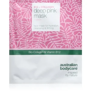 Kedvezmény Australian BodycareB12 + Collagen arcmaszk a bőr hidratálásáért és feszességéért