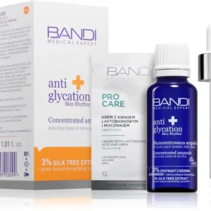 Árcsökkenés BANDIAnti Glycation szérum a fáradtság jelei ellen