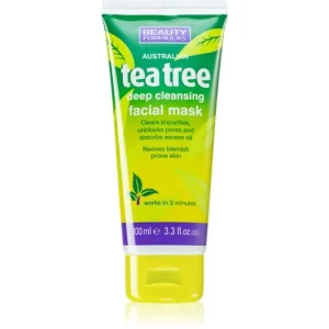 Beauty FormulasTea Tree mélyen tisztító maszk Olcsó