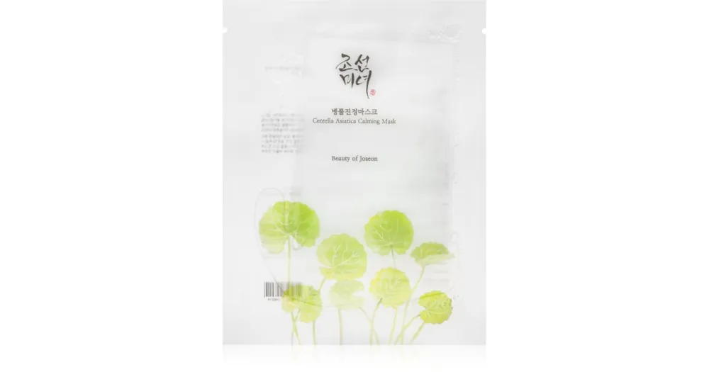 Beauty of JoseonCentella Asiatica Calming Mask hidratáló gézmaszk az érzékeny bőr megnyugtatásához és erősítéséhez Ne maradj le