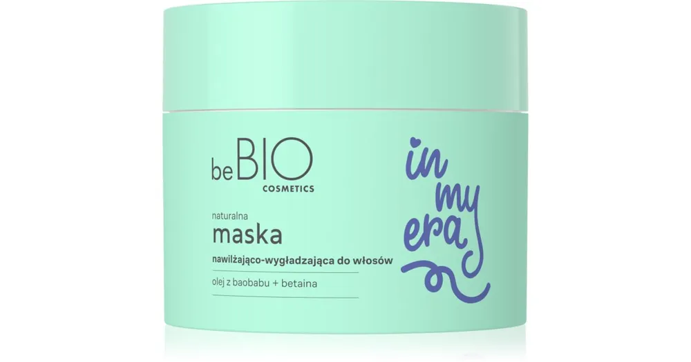 Expressz szállítás beBIOIn My Era Moisturizing & Smoothing mélyhidratáló maszk hajegyenesítésre