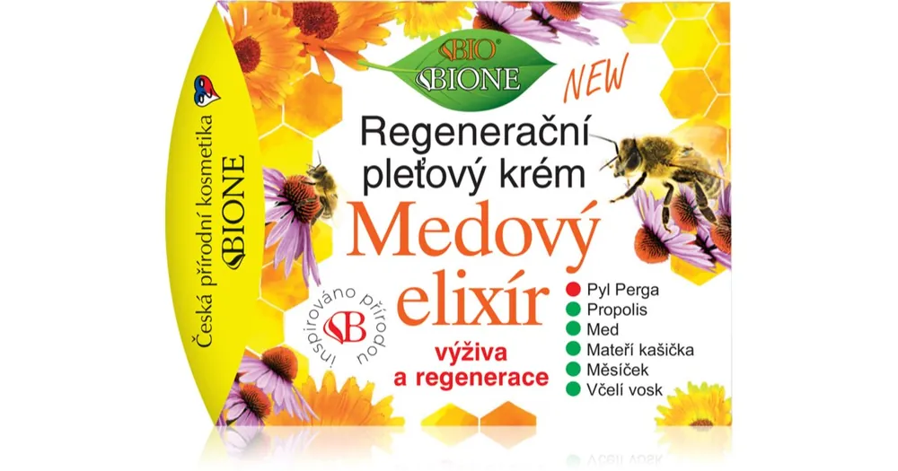 Ne maradj le Bione CosmeticsHoney Elixir regeneráló arckrém