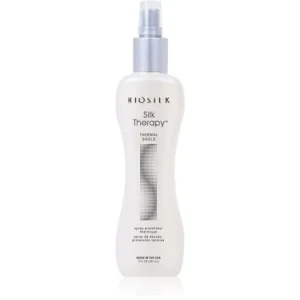 Exkluzív ajánlat BiosilkSilk Therapy Thermal Shield hővédő spray hajsütővassal és hajvasalóval kezelt hajra parabénmentes