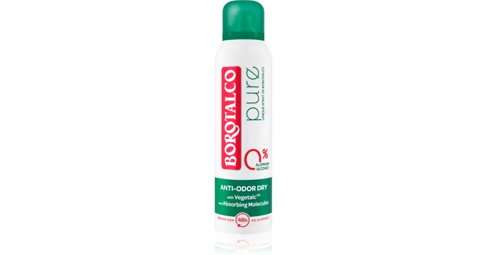 BorotalcoPure Original alumínium mentes dezodor spray formában Biztonságos vásárlás