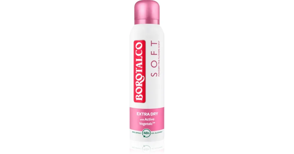 BorotalcoSoft Talc & Pink Flower Talc & Pink Flower spray dezodor alkoholmentes Ne maradj le