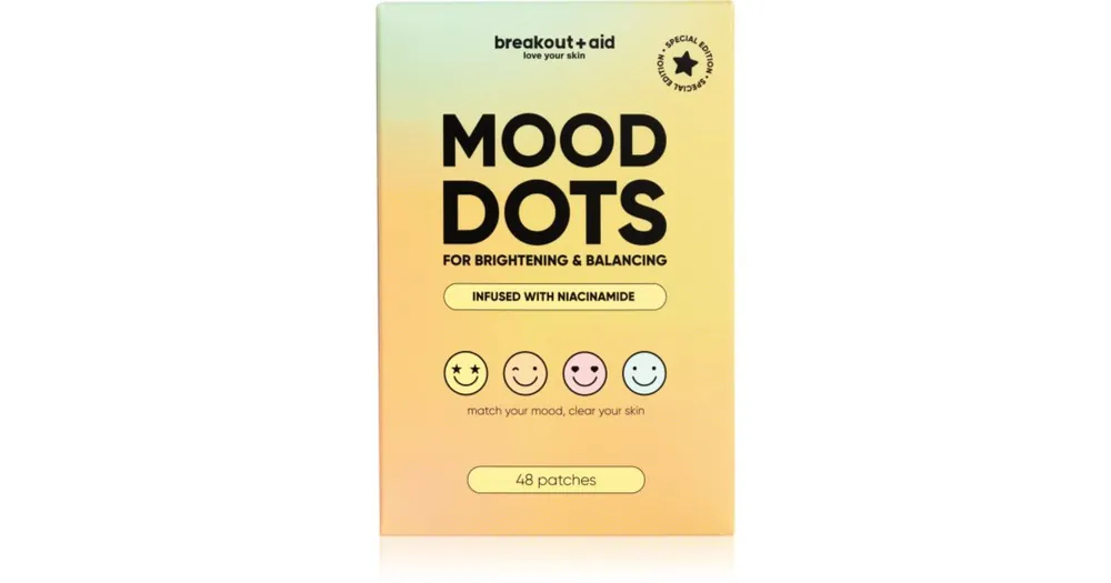 breakout + aidMOOD DOTS tapasz problémás bőrre niacinamiddal Legnépszerűbb