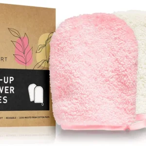 Népszerű BrushArtHome Salon Make-up remover gloves arctisztító kesztyű