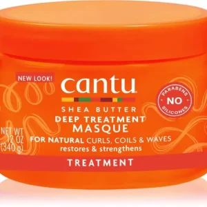 Azonnali szállítás CANTUShea Butter Deep Treatment Mask mélyen regeneráló maszk a hullámos és göndör hajra