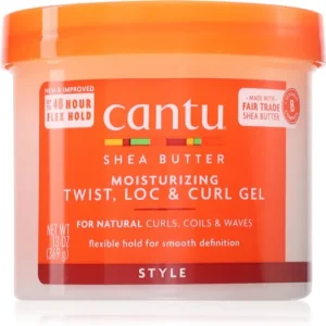 Vedd meg online CANTUShea Butter Moisturizing Twist, Loc & Curl Gel hajformázó krém az alakért és formáért