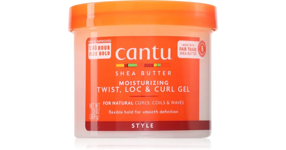 Vedd meg online CANTUShea Butter Moisturizing Twist, Loc & Curl Gel hajformázó krém az alakért és formáért