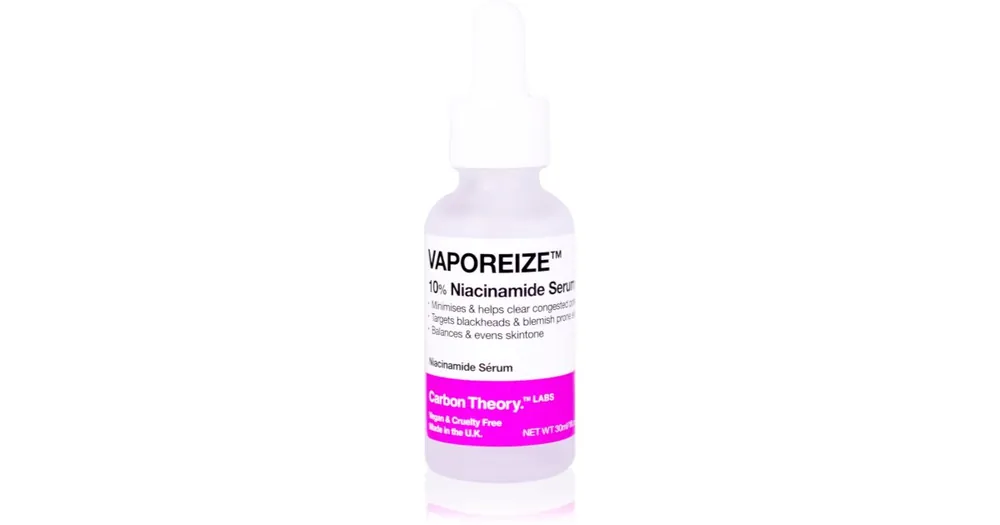 Carbon TheoryVaporeize 10% Niacinamide Serum bőr szérum niacinamiddal és cinkkel Akciós ár