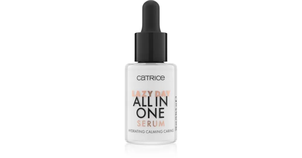 Árcsökkenés CatriceLazy Day All In One Serum hidratáló szérum nyugtató hatással