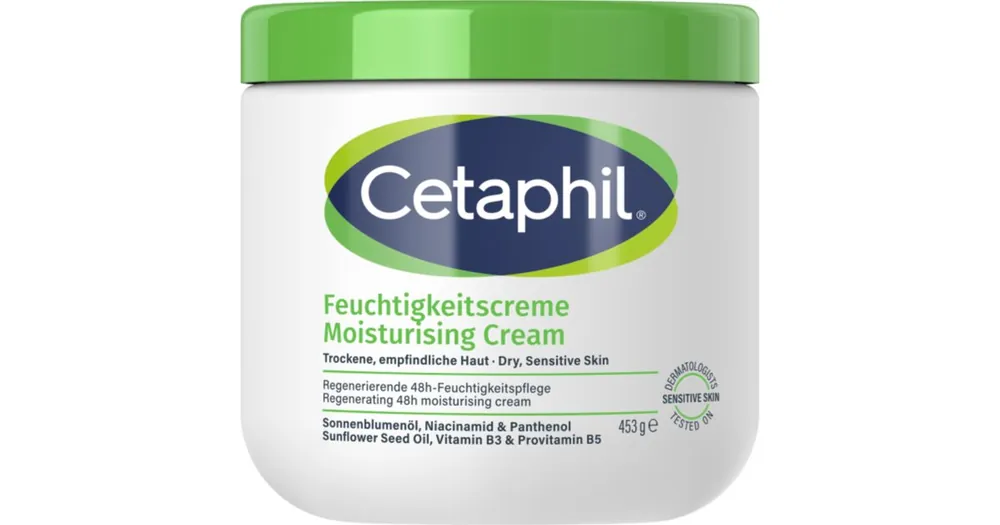 CetaphilMoisturizing Cream hidratáló krém száraz és érzékeny bőrre Csak ma