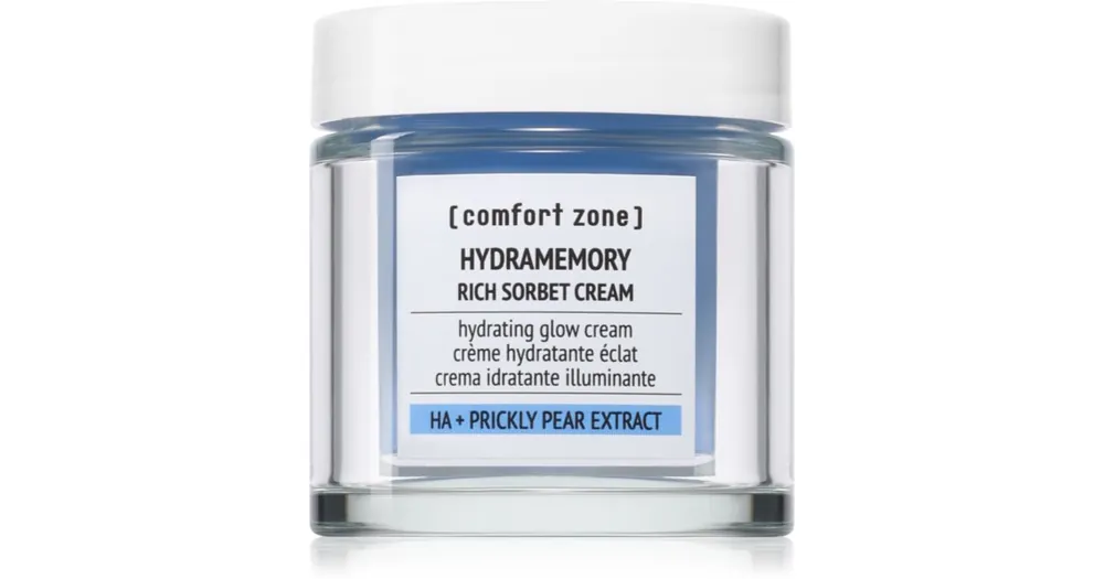 Legnépszerűbb Comfort ZoneHydramemory Rich Sorbet Cream gazdag hidratáló krém az élénk bőrért