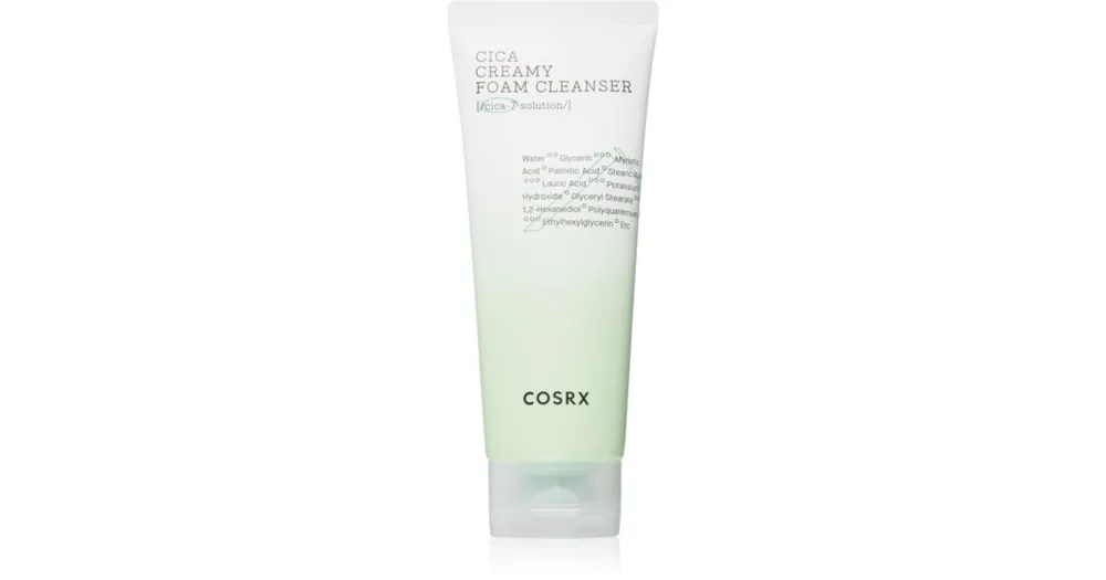 Kedvezmény CosrxPure Fit Cica Creamy Foam Cleanser tisztító hab zsíros bőrre