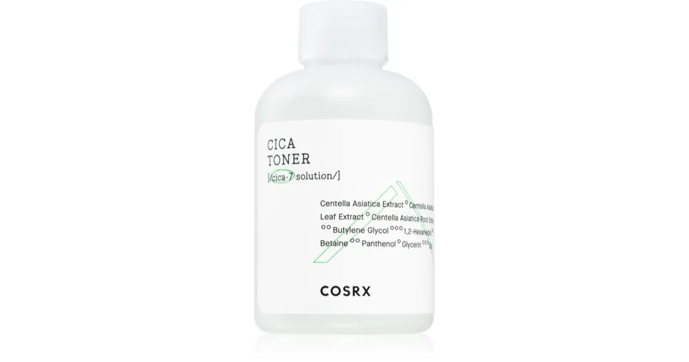 Szezonális akció CosrxPure Fit Cica Toner nyugtató tonikum tápláló hatással
