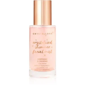 CrystalloveRose Quartz Shimmer Facial Mist arc spray az élénk bőrért Ajánlat
