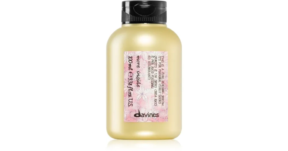 Utolsó esély DavinesMore Inside Curl Building Serum leöblítést nem igénylő szérum a hullámos és göndör hajra