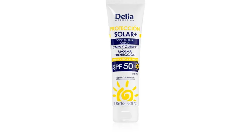 Olcsó Delia CosmeticsSun Protect ápoló arckrém SPF 50