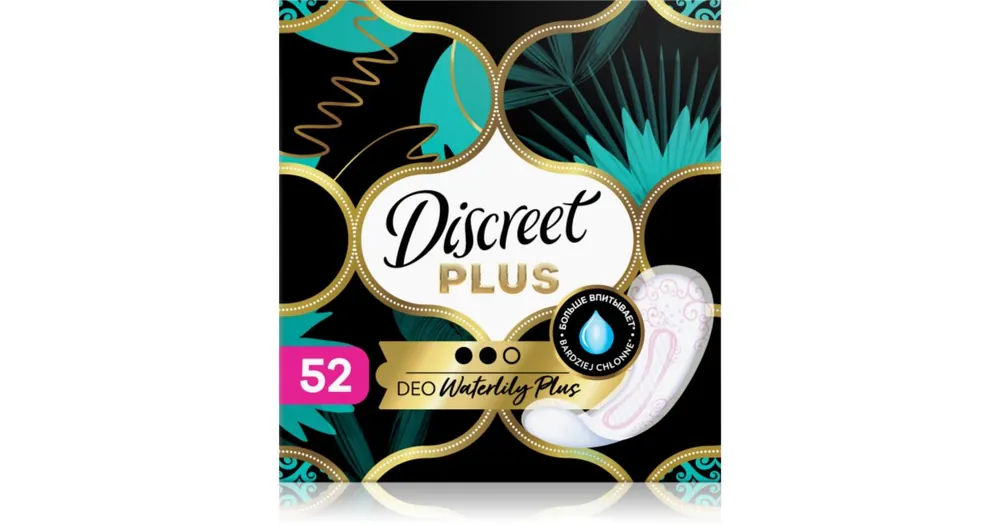 DiscreetWaterlily Plus tisztasági betétek Népszerű