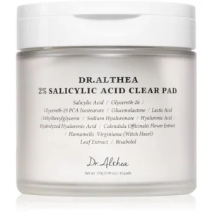 Ajánlat Dr. Althea2% Salicylic Acid Clear Pad bőrhámlasztó tisztító párnácskák szalicilsavval
