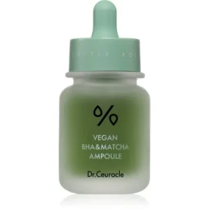 Szezonális akció Dr.CeuracleVegan BHA & Matcha Ampoule regeneráló szérum zsíros és problémás bőrre