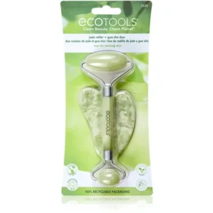 EcoToolsJade Roller & Gua Sha masszázs henger az arcra és masszázs szegédeszköz Olcsó