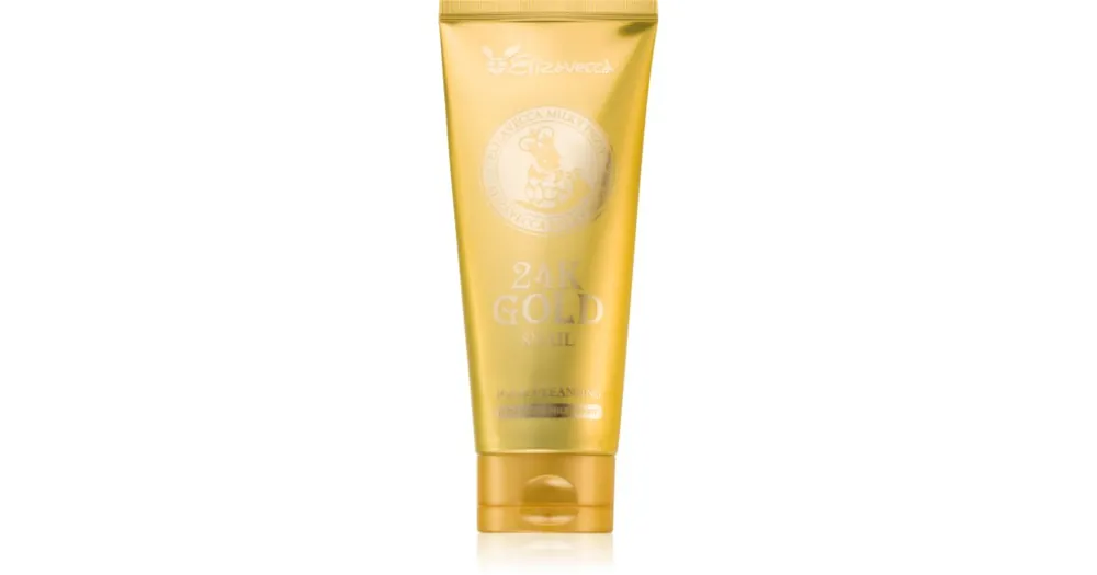 Kedvezményes ár ElizaveccaMilky Piggy 24K Gold Snail Cleansing Foam finoman tisztító hab