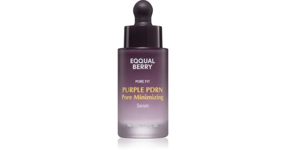 Akció EQQUALBERRYPurple PDRN Pore Minimizing Serum szérum a kitágult pórusok csökkentésére élénk és hidratált bőr