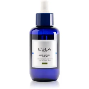 Árcsökkenés ESLA ITALYMulti Action Serum multifunkcionális hajápoló a fénylő és selymes hajért